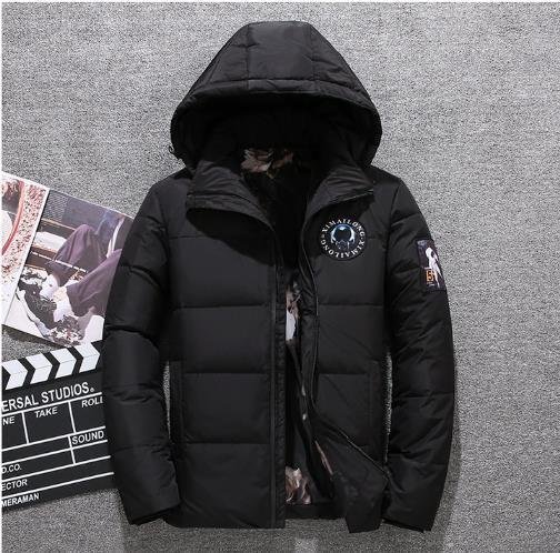 LHW731★ 撥水 軽量 保温 防風 冬服ダウンジャケット メンズ ダウンコート フード付き キルティング お兄系 /黒;M-3XL拍卖