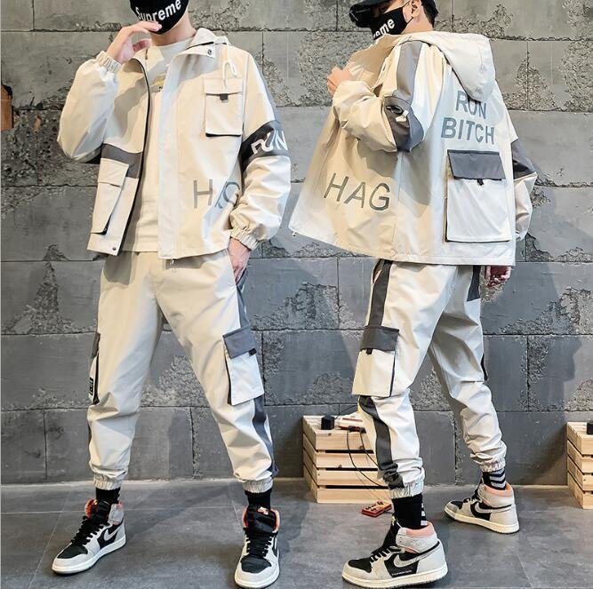 LHK2754★メンズジャージ セットアップ 上下セット スウェット パーカー トレーナー 上品質 スポーツウエア M~4XLサイズ3色拍卖