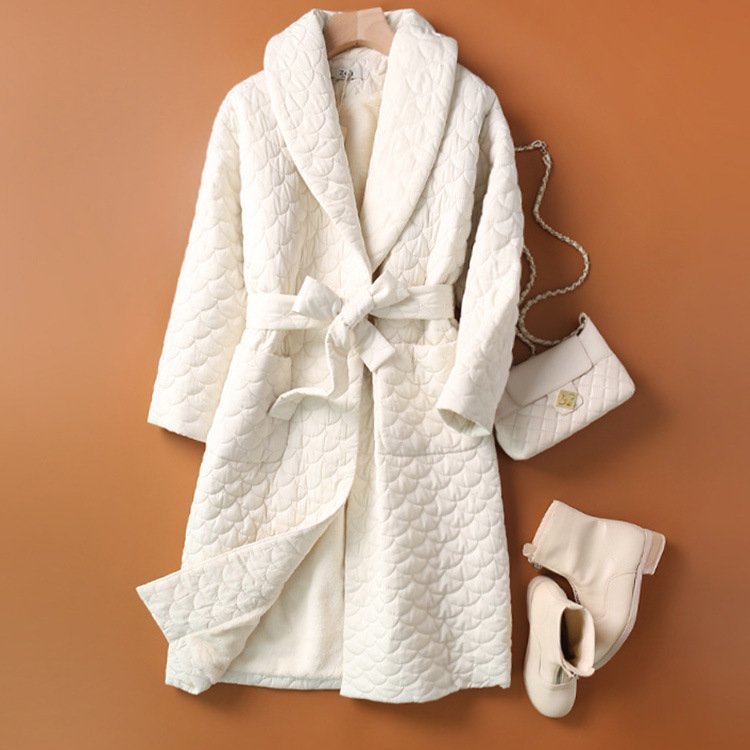 PYD1978★秋冬 ロン 羽織り レり 部屋着 グ コート 裏起毛 ジャンパー 上着お洒落 大人 M/L/XLディース アウター 長袖 ゆった拍卖