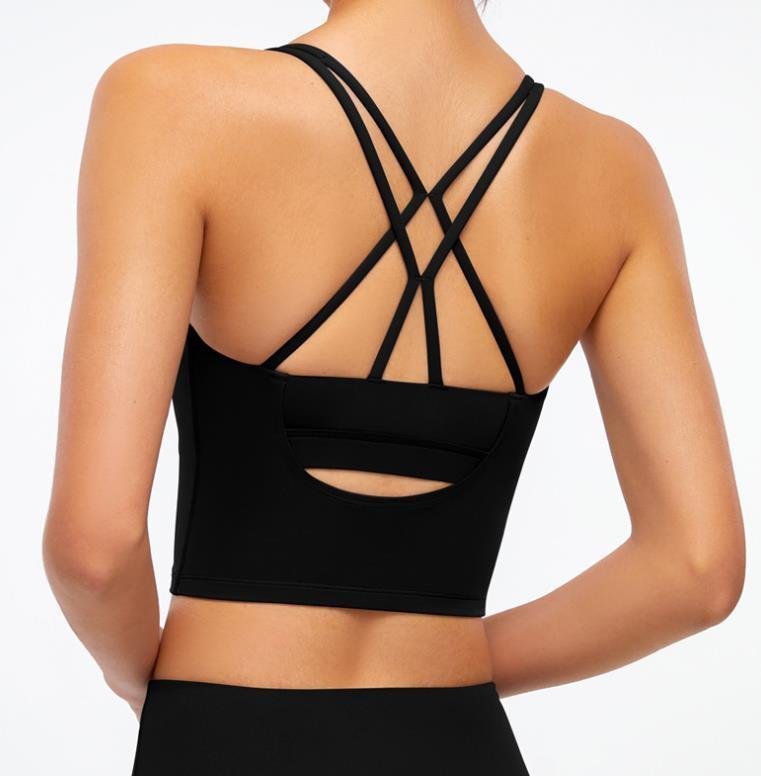 LHK1152★レディース スポーツウエアスポーツブラ 一体型 揺れない ハイサポート ヨガベスト ノンワイヤー 吸汗速乾シンプル 拍卖