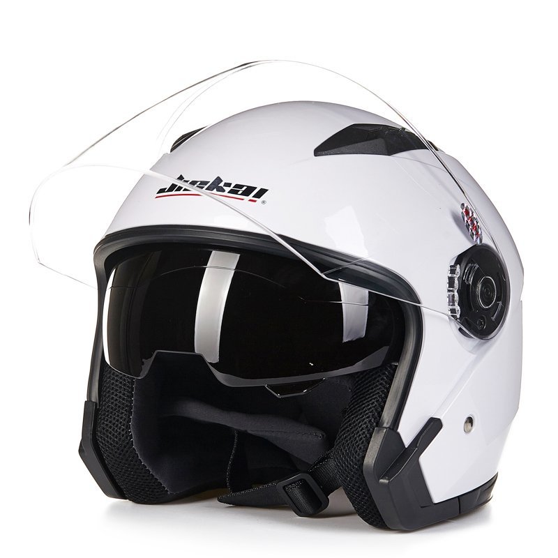 TZX368★ジェットヘルメット ダブルシールド 多色可選バイク ヘルメット Bike Helmet 男女兼用拍卖