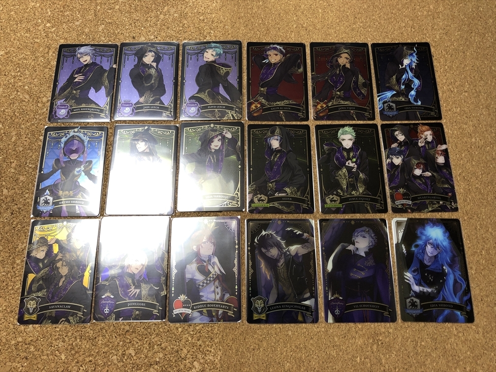 【ツイステッドワンダーランド グッズ 51】メタルカード 2 パックver. コンプ拍卖