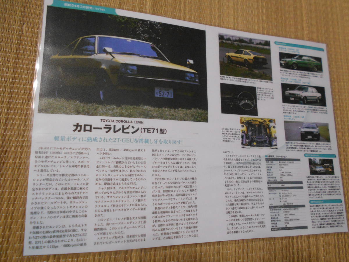 ◎トヨタ カローラ・レビン(TE71型)拍卖