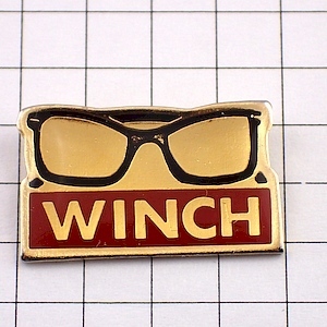 ピンバッジ・ウインチ黒縁の眼鏡◆フランス限定ピンズ◆レアなヴィンテージものピンバッチ拍卖