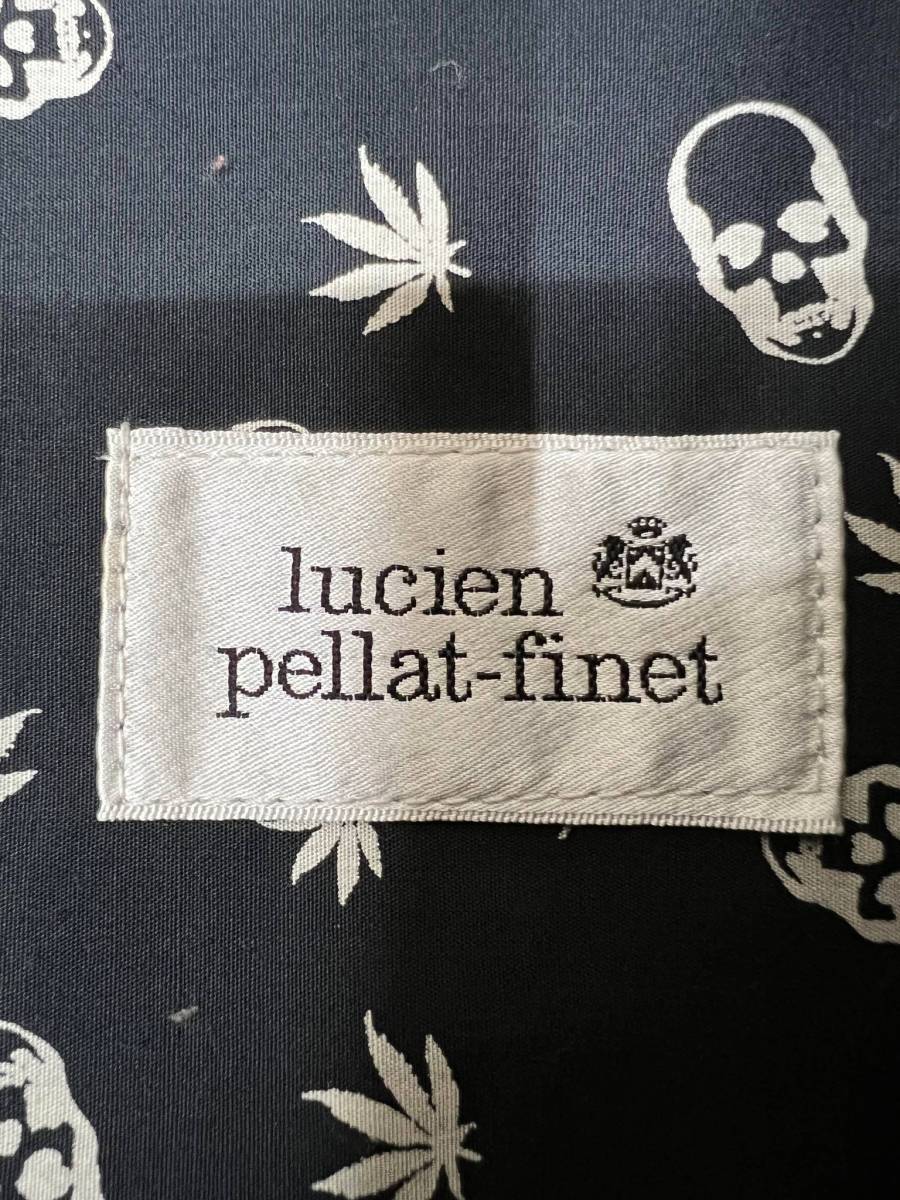 ルシアンペラフィネ×マッキントッシュ コラボ ステンカラーコート ドクロ 黒 レディース M拍卖