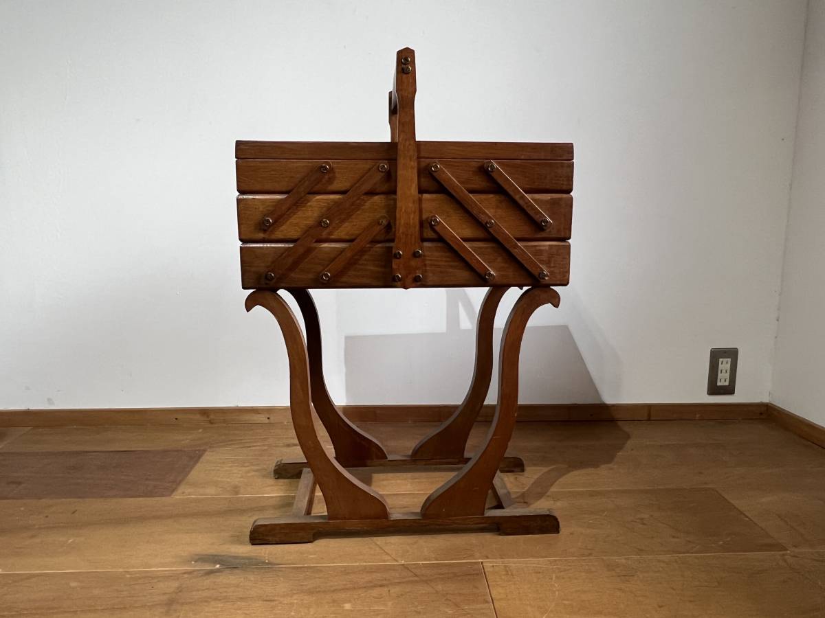 【ビンテージ】裁縫チェスト エクステンション / ミシン ART NOUVEAU ART DECO アールヌーボー アートデコ拍卖