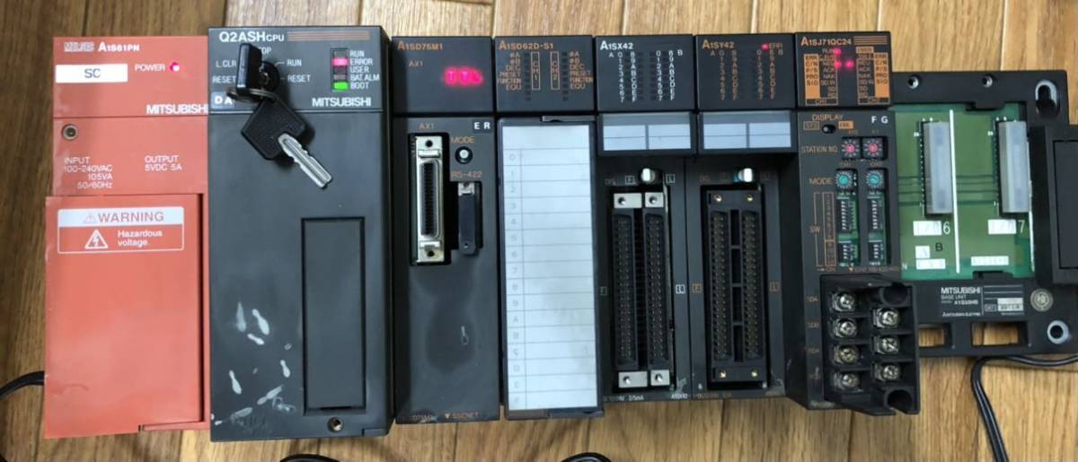 通電確認済 三菱 シーケンサ A1S61PN Q2ASHCPU A1SD75M1 A1SD62D-S1 A1SX42 A1SY42 A1ST71QC24拍卖