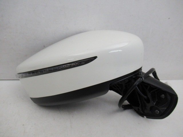 【即決有】 日産 ノート E12 後期 純正 右 ドアミラー ウインカー付き ホワイト Murakami G579 (n076674)拍卖