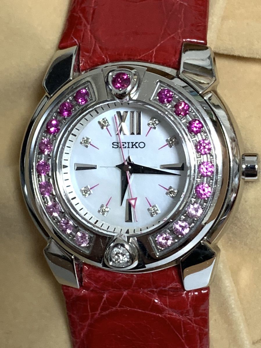 希少 レア SEIKO セイコー ダイヤモンド ルビー サファイア 限定モデル拍卖