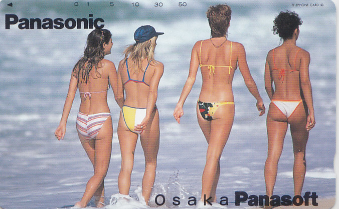 モデル名不詳 大阪パナソニック/水着 お尻【テレカ】F.11.20 ★送料最安60円~拍卖