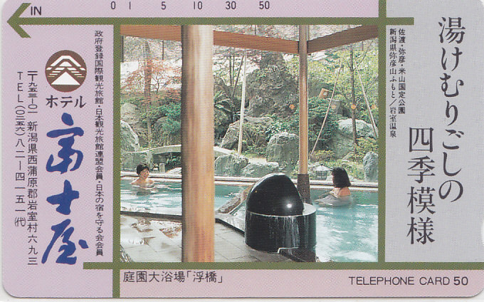 新潟・岩室温泉 …/女性入浴【テレカ】F. 11.7 ★送料最安60円~拍卖