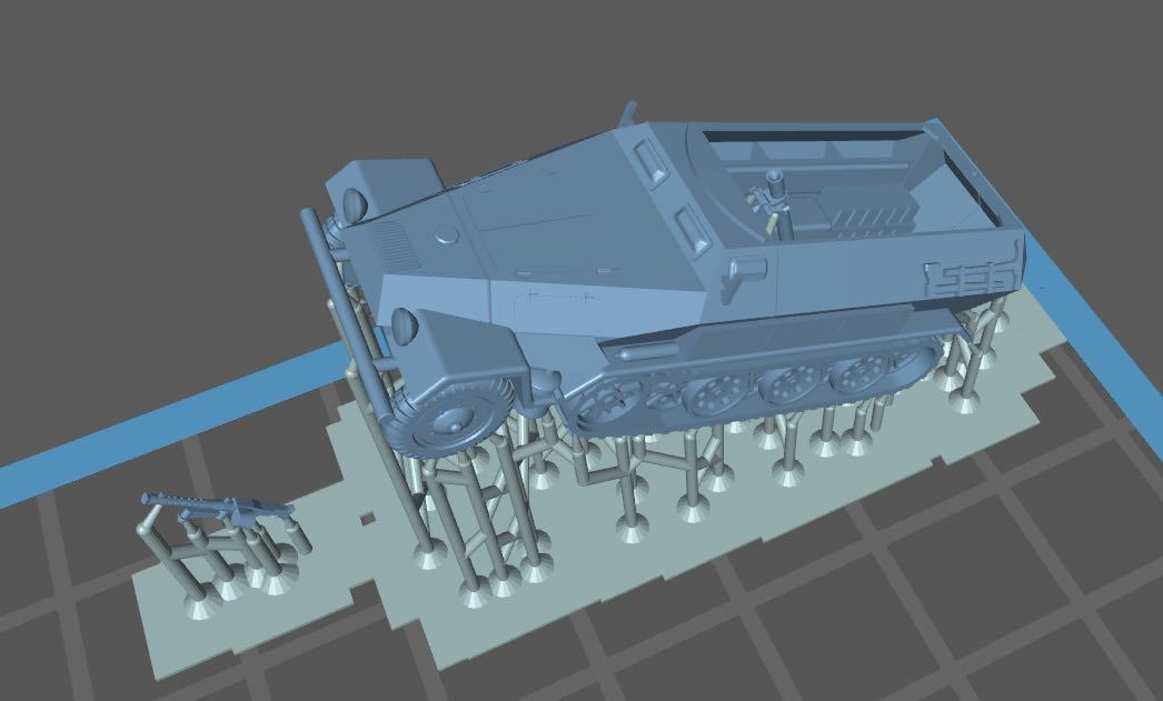 1/144 (3D)レジンキット 未塗装WWⅡ ドイツ軍 戦車 Sd.Kfz.251/2 B型 8 cm sGrW 34迫撃砲搭載ワールドタンク ミュージアム【同梱可能】拍卖