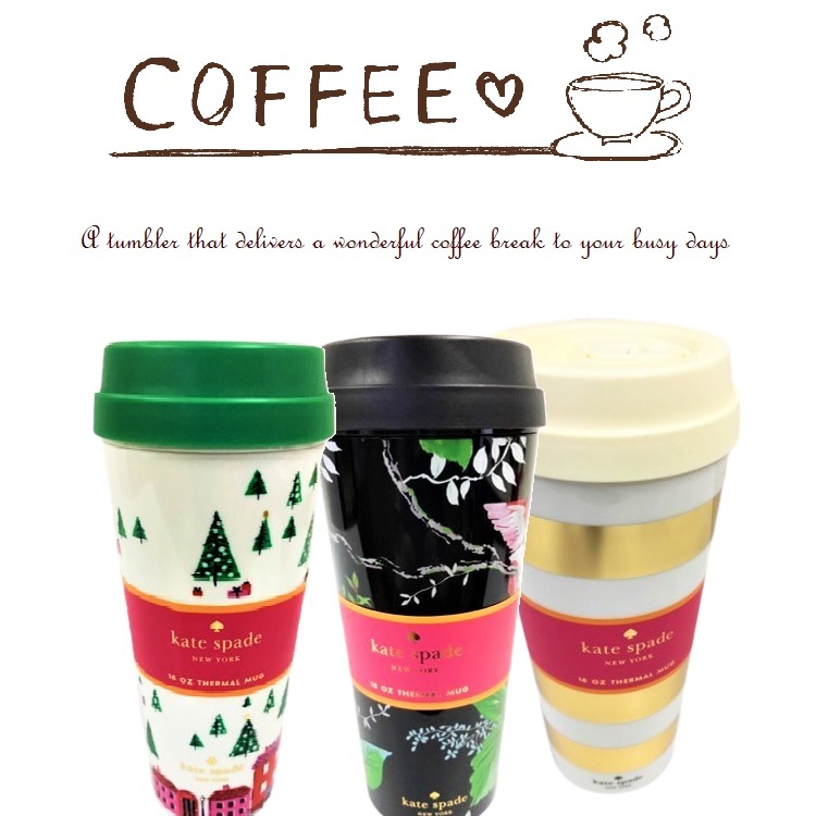 在庫一掃処分セール タンブラー 480ml アクリル製 kate spade 1 2 3 大人かわいい ケイト スペード コップ シンプル かわいい ナチュラル拍卖