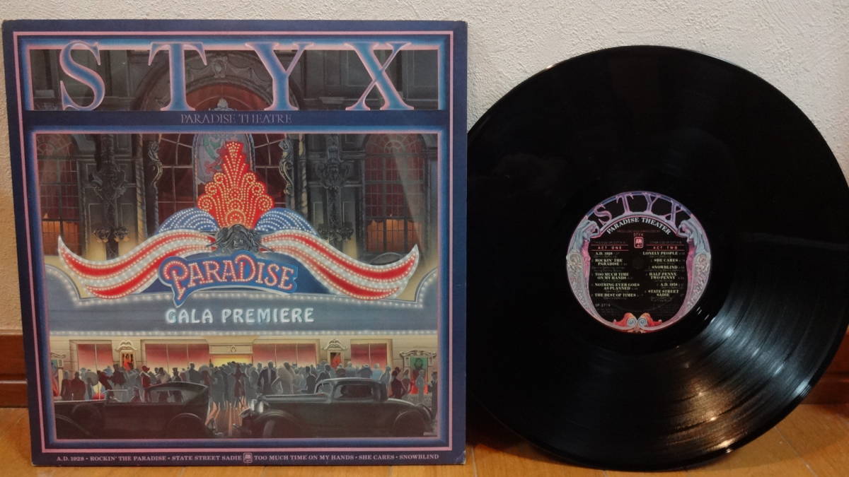 US盤LP・STYX/ PARADICE THEATRE拍卖