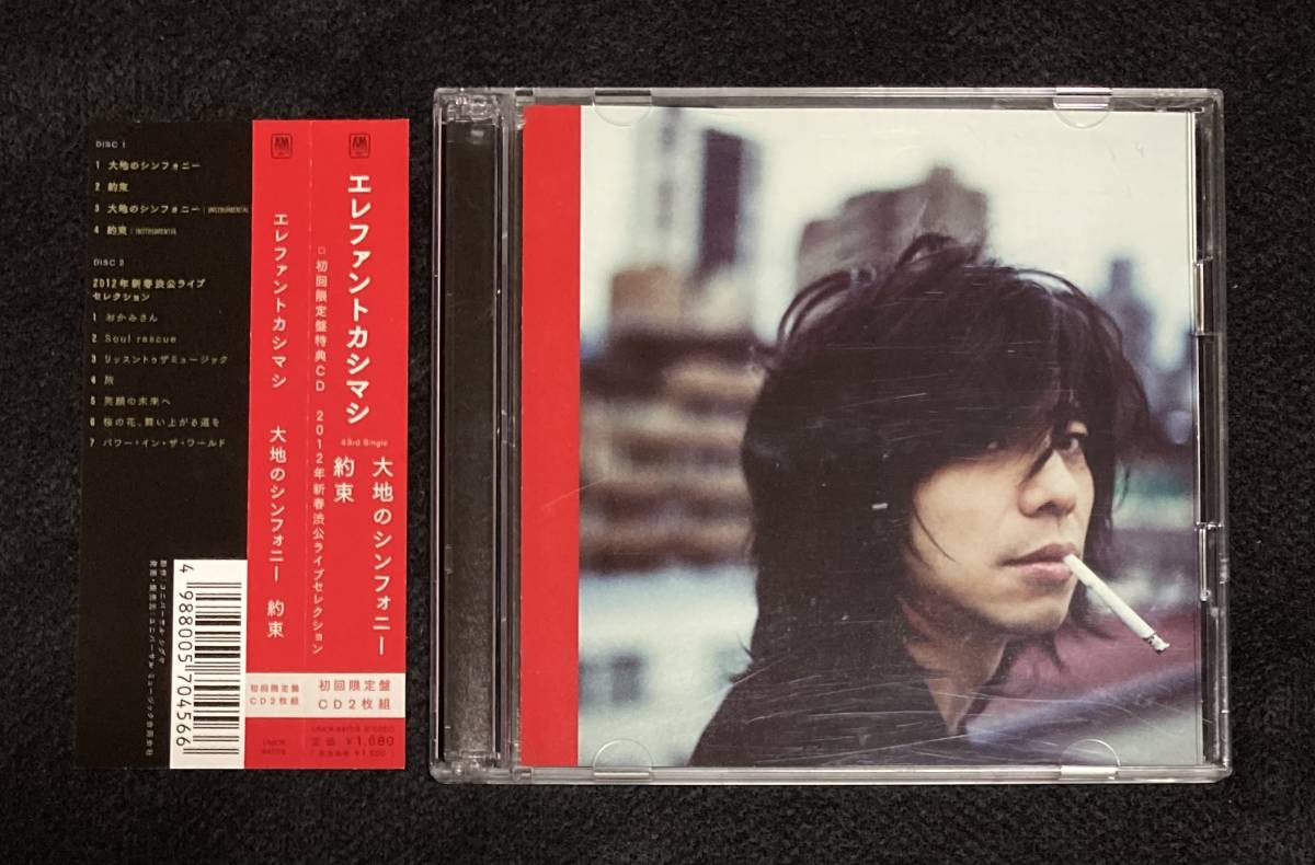 ※送料無料※ 初回限定盤 エレファントカシマシ 大地のシンフォニー エレカシ 宮本浩次 CD 2枚組 拍卖