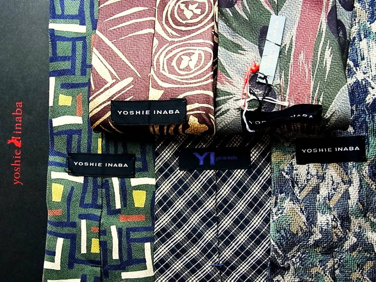 ■即決セール■J0797■ 5本セット全て 【稲葉 賀恵】ヨシエ イナバのネクタイ拍卖