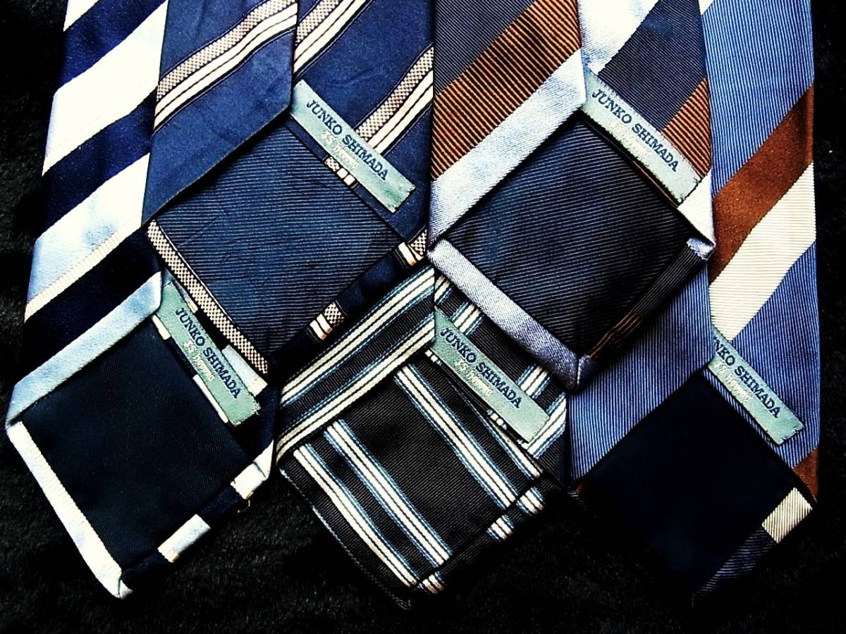 ■即決セール■J0881■ 5本セット全て 【島田 順子】ジュンコ シマダのネクタイ■■拍卖
