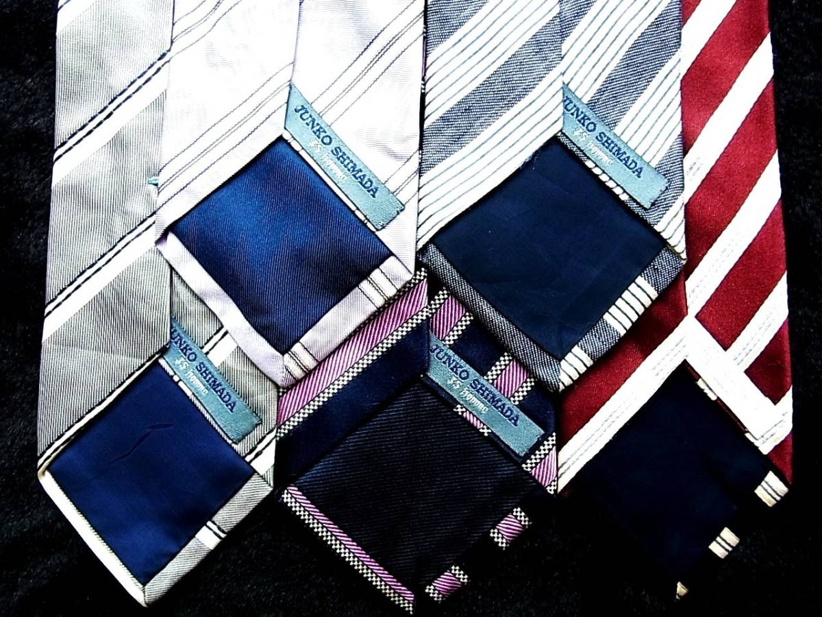 ■即決セール■J0883■ 5本セット全て 【島田 順子】ジュンコ シマダのネクタイ■■拍卖