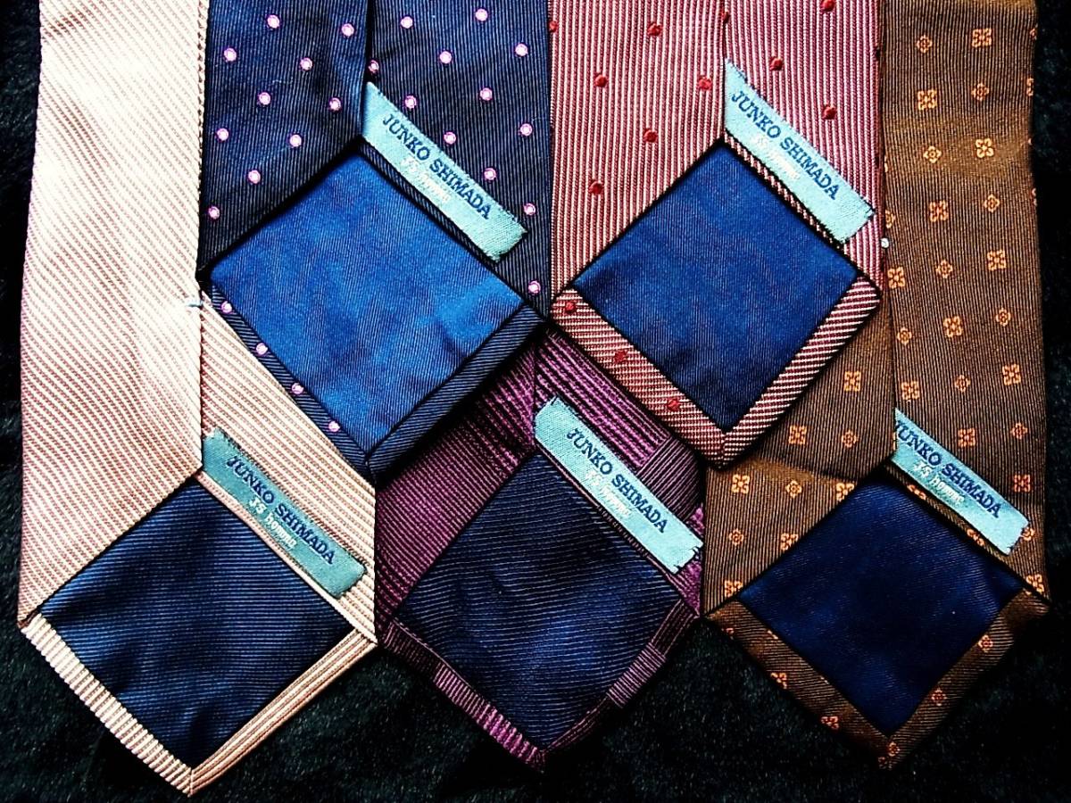 ■即決セール■J0884■ 5本セット全て 【島田 順子】ジュンコ シマダのネクタイ■■拍卖