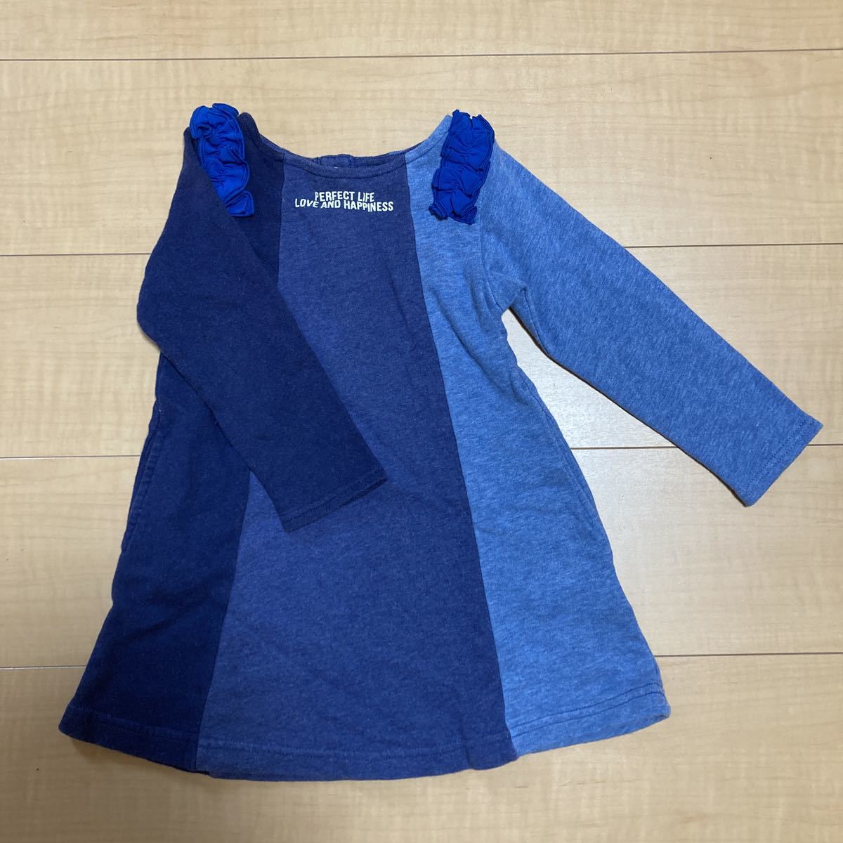 子供服 BREEZE 長袖ワンピース 90サイズ ベビー服 ブリーズ拍卖