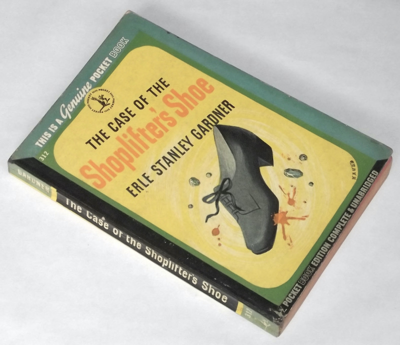 1946年 洋書 原著 E.S.ガードナー 万引女の靴 The Case of the Shoplifter's Shoe / Erle Stanley Gardner ビンテージ レトロ ディスプレイ拍卖