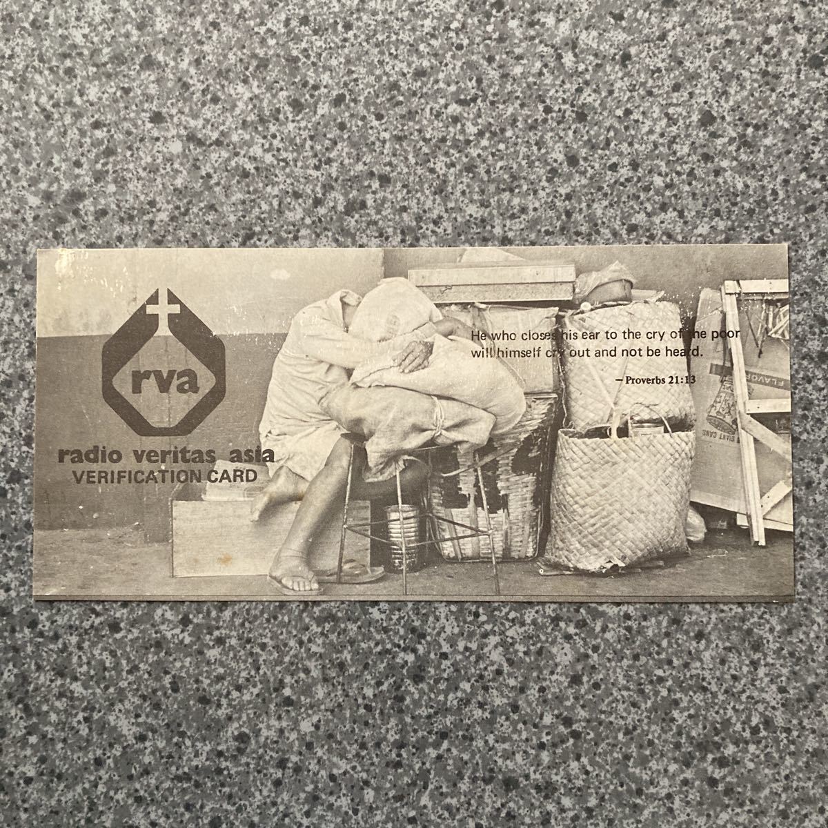 当時物QSLベリカード radio veritas asia拍卖