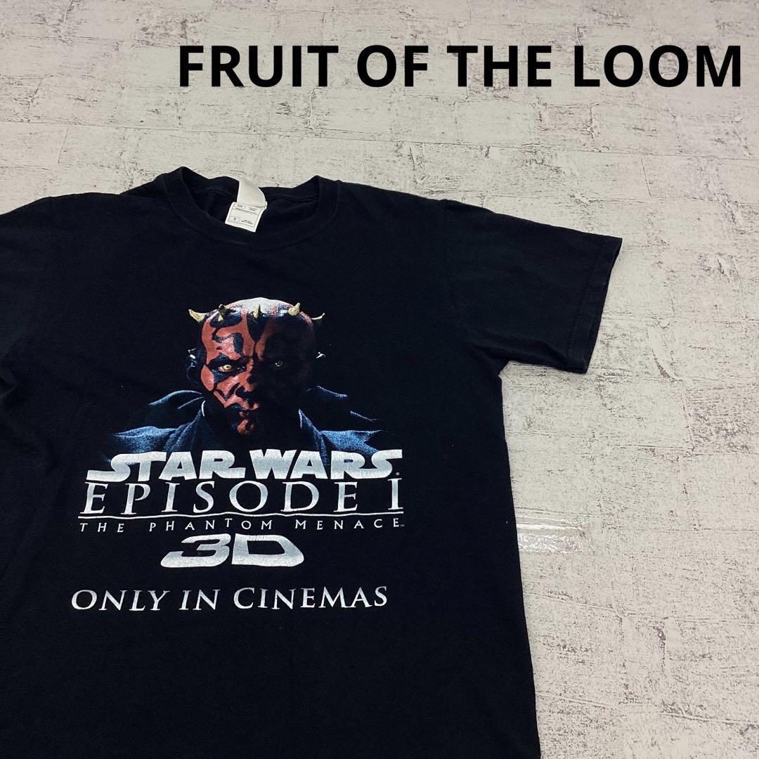 FRUIT OF THE LOOM フルーツオブザルーム スターウォーズ エピソード1 3D ダースモール Tシャツ W12194拍卖