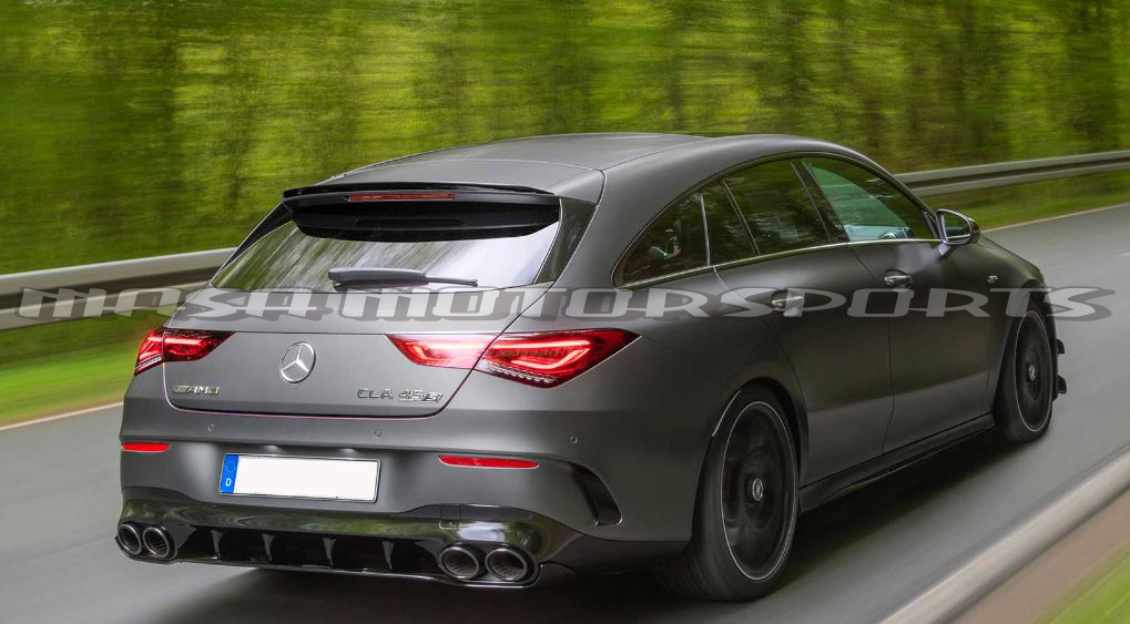 メルセデスベンツCLAシューティングブレーク W118 A180/A200/A250/A35/45 AMG リアバンパープロテクションフィルム 外装 爪傷保護 岐阜発拍卖