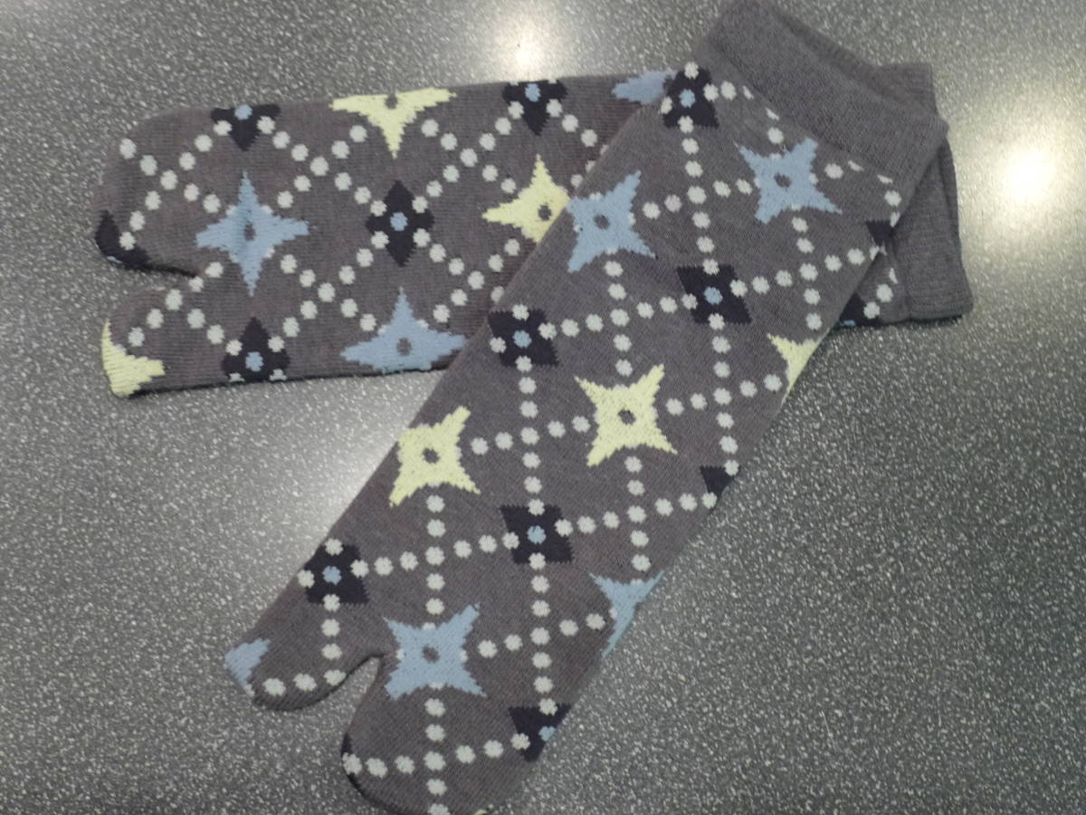 ★即決★忍者 卍 手裏剣★メンズ★足袋ソックス★足袋靴下★25~28㎝★拍卖