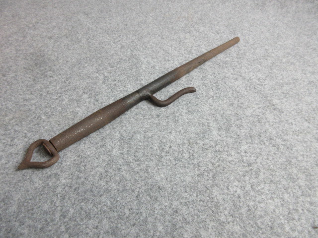 【政】32181 仕込み十手 御用 捕り物 つば 武具 刀装具 骨董 古物拍卖