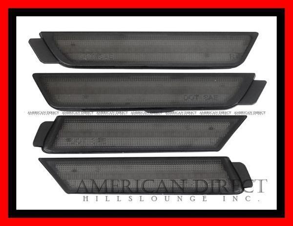 【最新型/LED ライナー/スモーク】10-15y シボレー カマロ サイドマーカー ライト ランプ 1台分セット フロント サイド リア バック拍卖