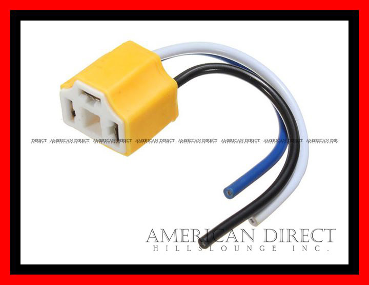 【即納】H4 ソケット メス ヘッドライト ヘッドランプ アメ車 改善 フロント ハーネス 3ピン ハマーH3 変換 D車 ディーラー車 並行車拍卖