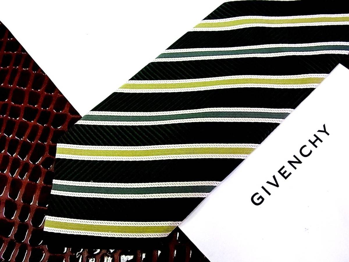 ■E2884N●良品●ジバンシイ【ストライプ】ネクタイ拍卖