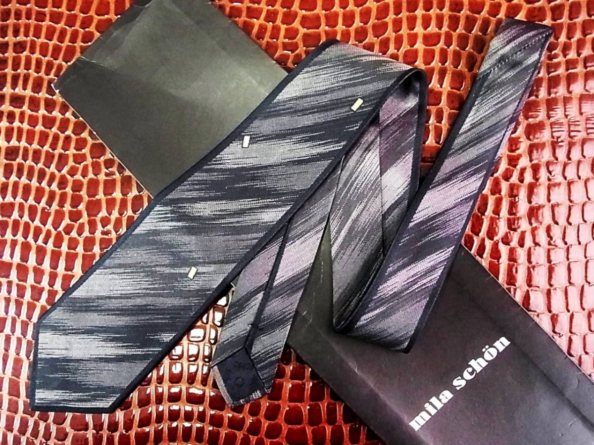 ■E2943N●良品●ミラショーンのネクタイ拍卖