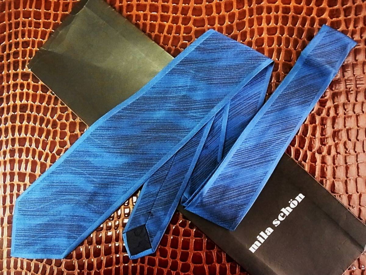 ■E2944N●良品●ミラショーンのネクタイ拍卖