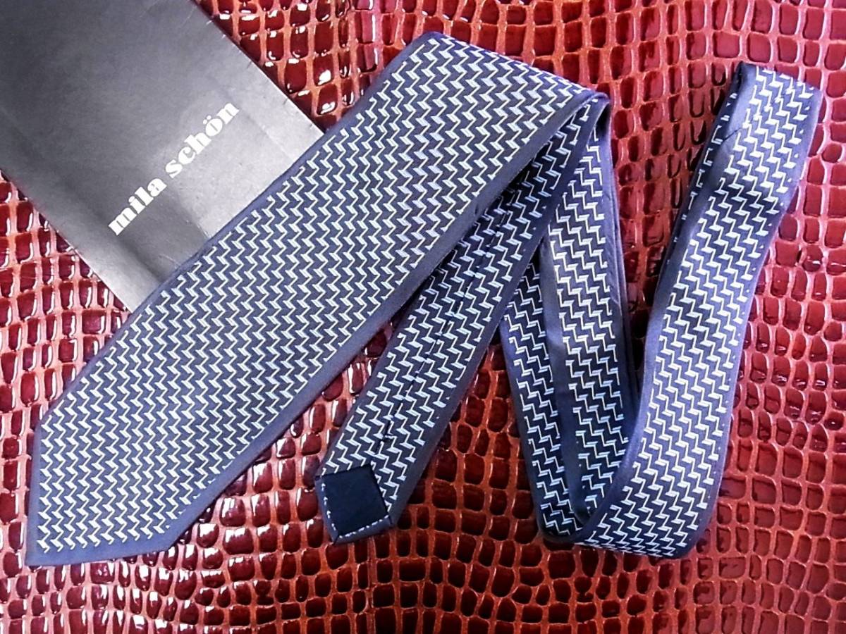 ■E3148N●良品●ミラショーンのネクタイ拍卖