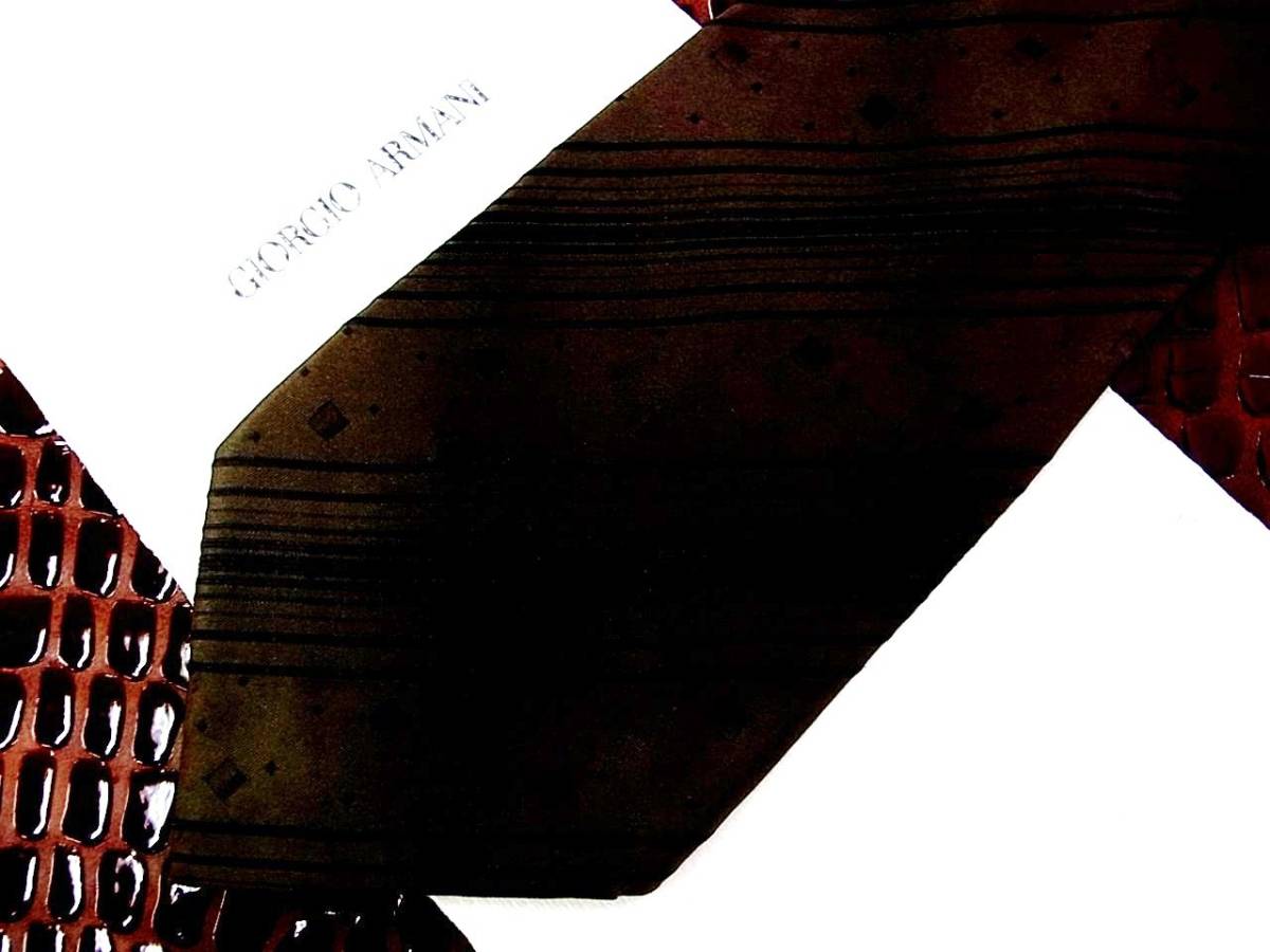 ■E2660N●良品●ジョルジオ アルマーニのネクタイ拍卖