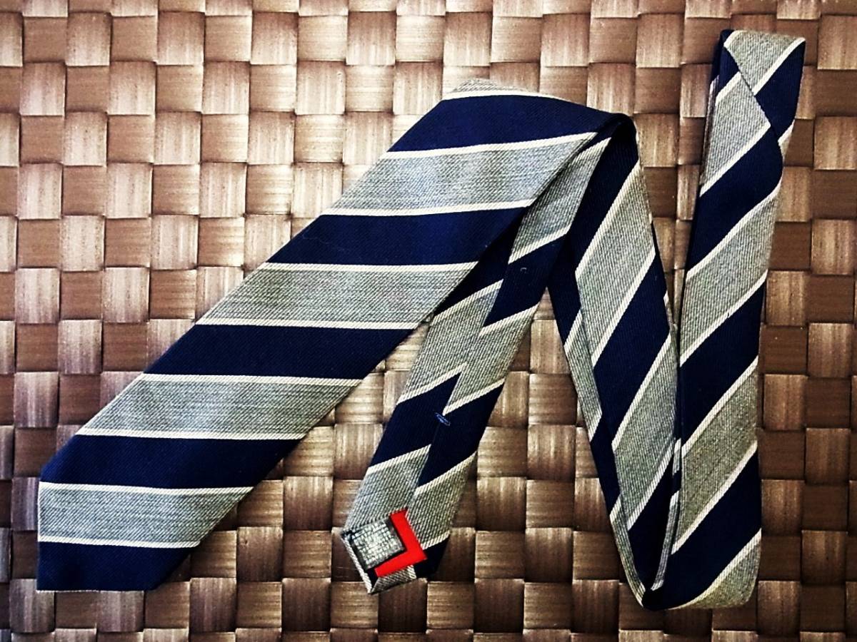 yW1649美品【ウール51%・シルク49%】ORIHICA オリヒカ ネクタイ●拍卖