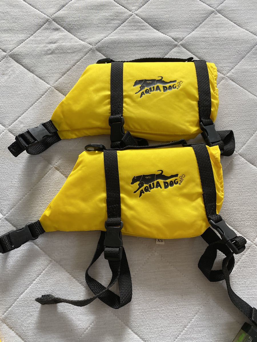 ライフジャケットカラー XS カラーペット 救命胴衣 ベスト 浮き 水浴び 黄色拍卖