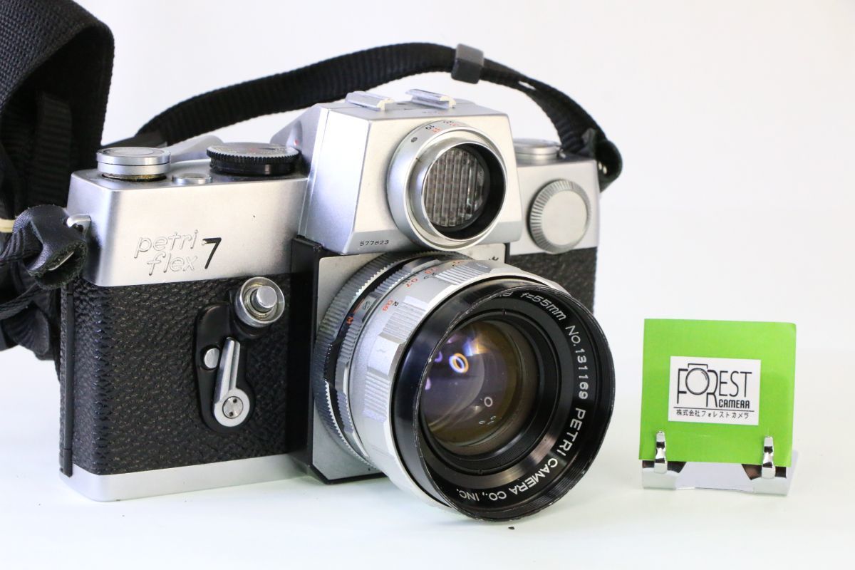 実用■ペトリ Petrifrex 7 + 55mm F1.8■シャッター全速・露出計完動■うすくもり・前玉小傷■11962拍卖