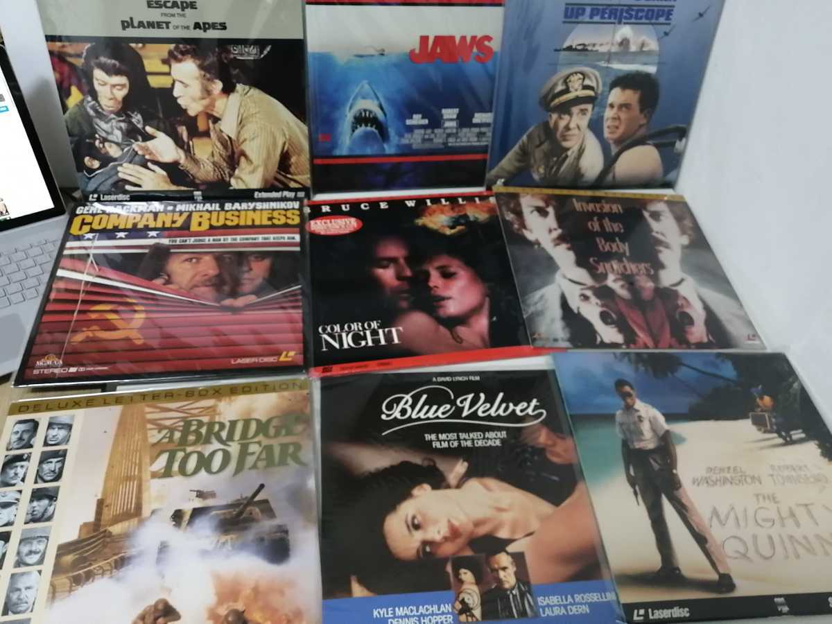 洋画 いろいろ アンティーク(1900年代)レーザーディスク 9枚 未開封多数拍卖