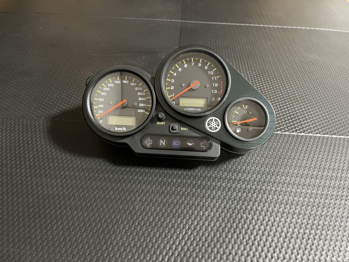 FZS1000 フェザー 超希少! 新品!! 280キロ表示 フルスケール メーター スピード タコ FZ1 5LV 国内 逆車 忠男 ノジマ オーバー アクラポ拍卖