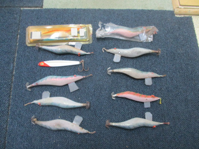 エギ 未使用2個 その他9個 11個1セット拍卖