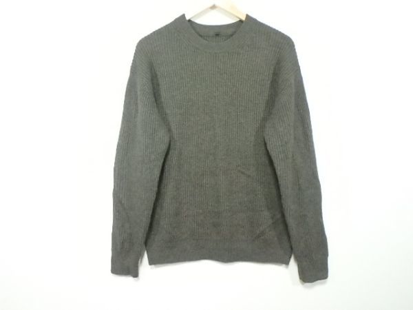 無印良品 ウール あぜ編み セーター L拍卖