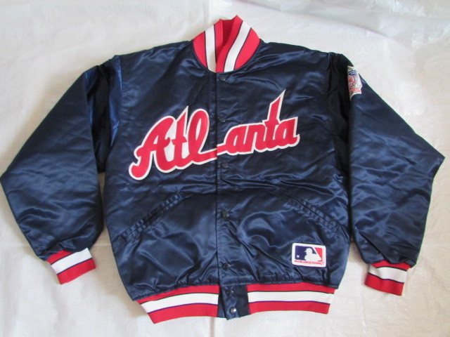 送料無料 未使用 タグ付 裏汚れ有り FELCO MLB Atlanta Braves アトランタ ブレーブス フェルコ スタジアム ジャンバー スタジャン Lサイズ拍卖