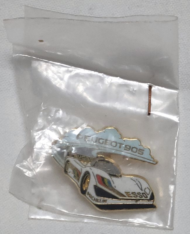 ピンズ プジョー・905 PEUGEOT SWC ル・マン24時間 グループC ARTHUS BERTRAND アルテュス・ベルトラン ピンバッジ ピンバッチ拍卖
