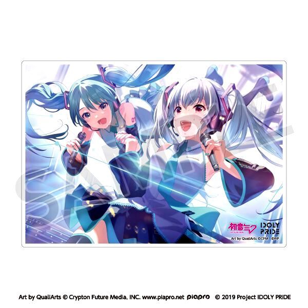 IDOLY PRIDE 天動瑠依&初音ミク コラボ A5アクリルパネル アクリルスタンド アイドリープライド アイプラ ポップアップショップ拍卖