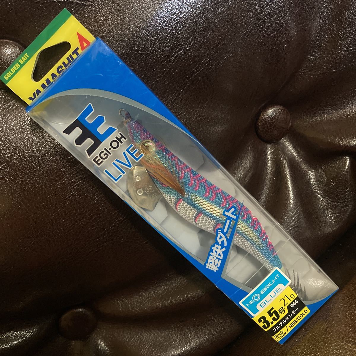 3.5号 エギ王 ライブ 21g 新品 ヤマシタ ブルブルマンボー 温チャージ ネオンブライト アオリイカ拍卖