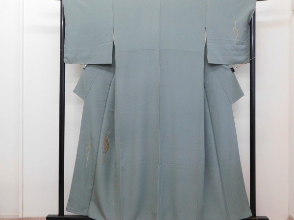 付下げ袷 和モダン 竹屋町刺繍 未着用品 ft 楽布特選P2816拍卖