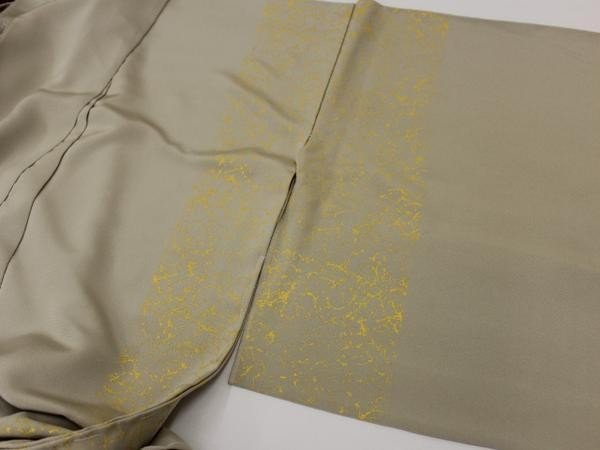 付下げ 和モダン グレーに金彩 新品 楽布特選78524sft  値下げ中拍卖